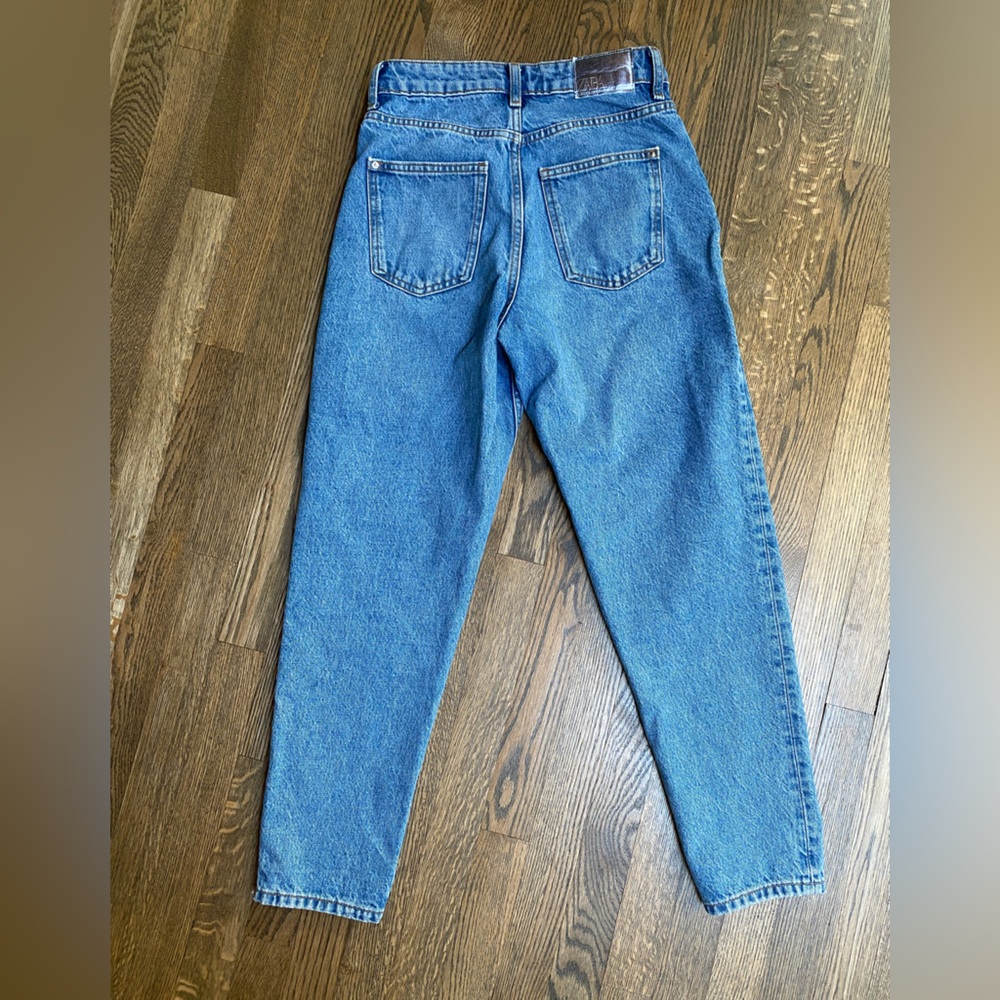 Zara High Waisted Blue Women's Jeans size 2 - Picture 4 of 9